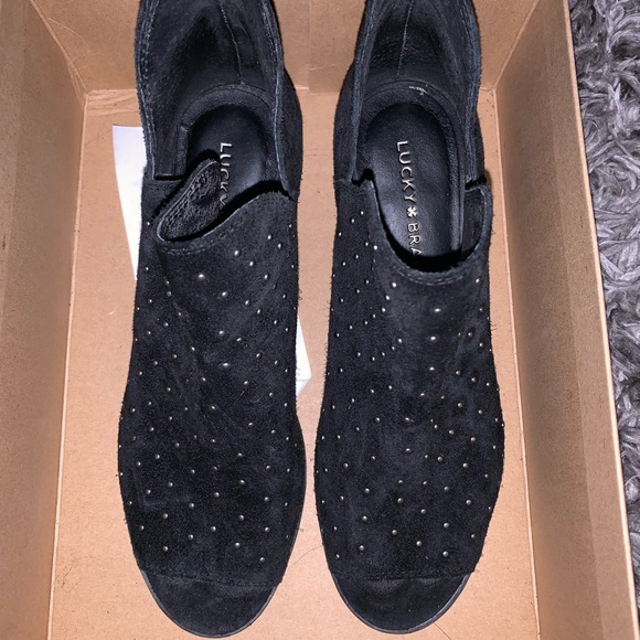 Lucky Brand open toe booties - Picture 2 of 5